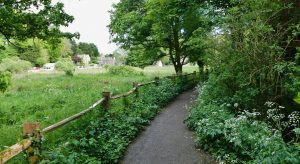 Image of Bibury footpath representing Gloucestershire County Council